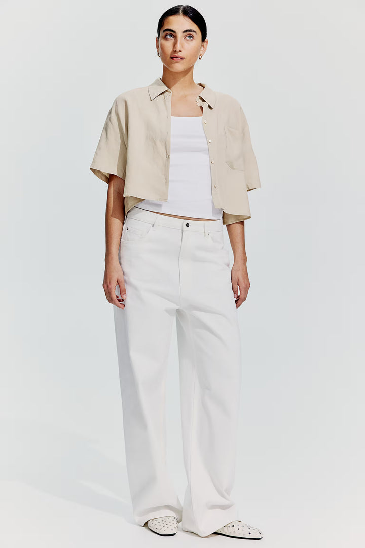 H&M Linen-Blend Shirt