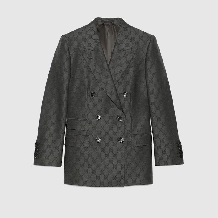 GUCCI GG wool jacquard jacket