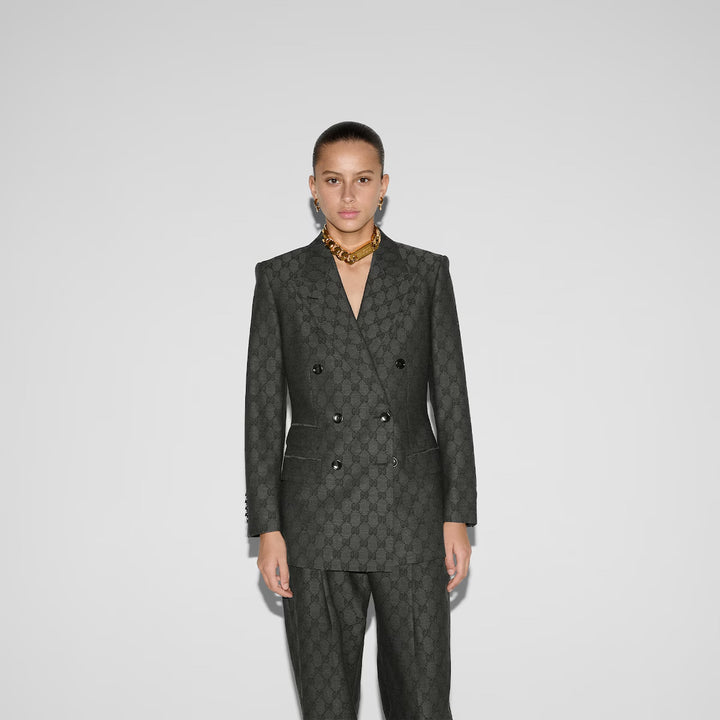 GUCCI GG wool jacquard jacket