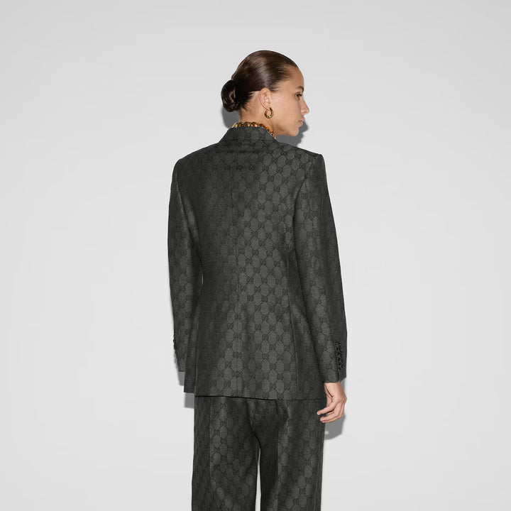 GUCCI GG wool jacquard jacket