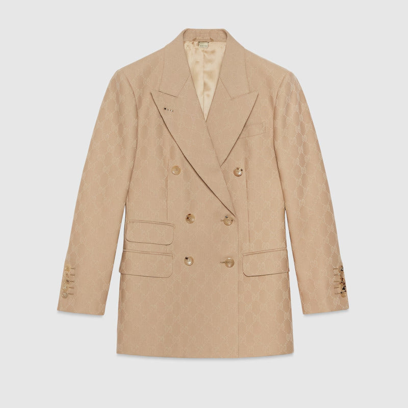 GUCCI GG wool jacquard jacket