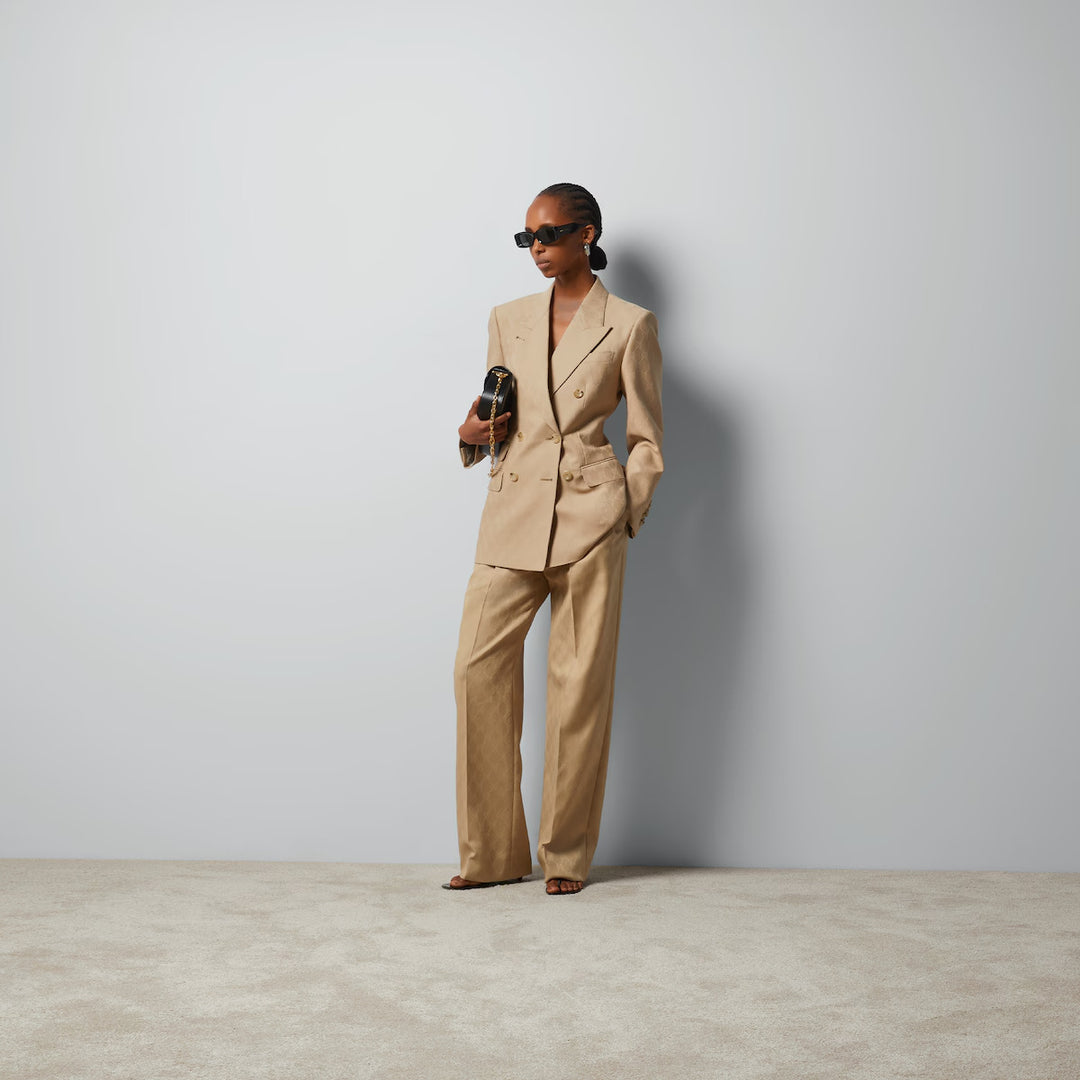 GUCCI GG wool jacquard jacket