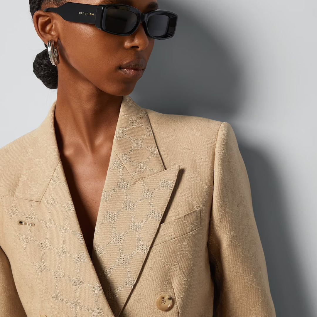 GUCCI GG wool jacquard jacket
