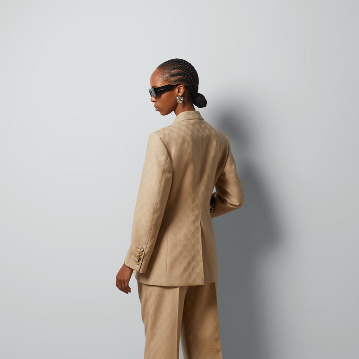 GUCCI GG wool jacquard jacket