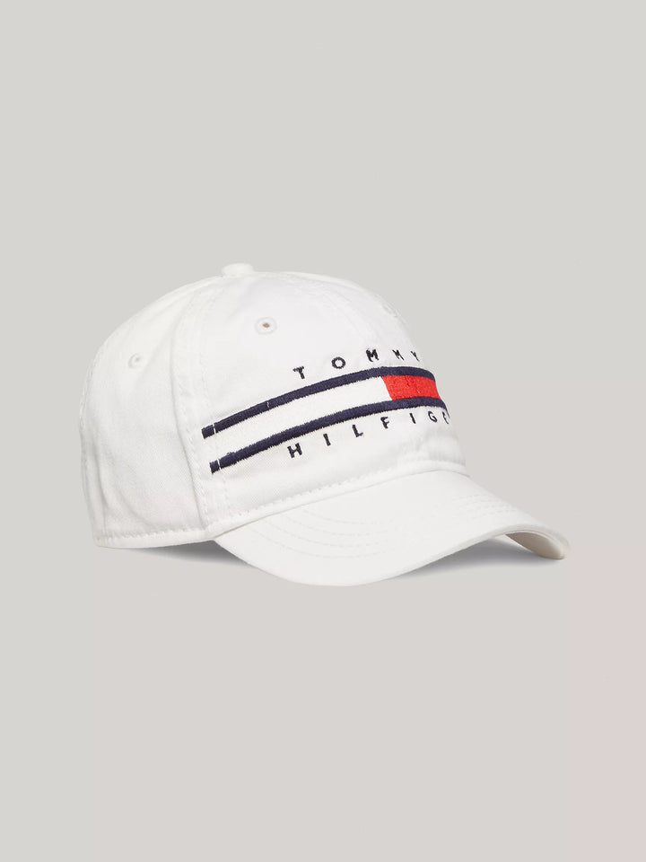 Tommy Hilfiger Kids' Flag Stripe Logo Baseball Cap