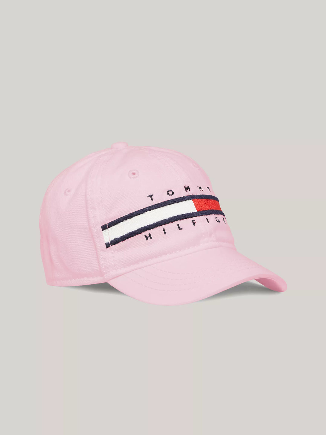 Tommy Hilfiger Kids' Flag Stripe Logo Baseball Cap