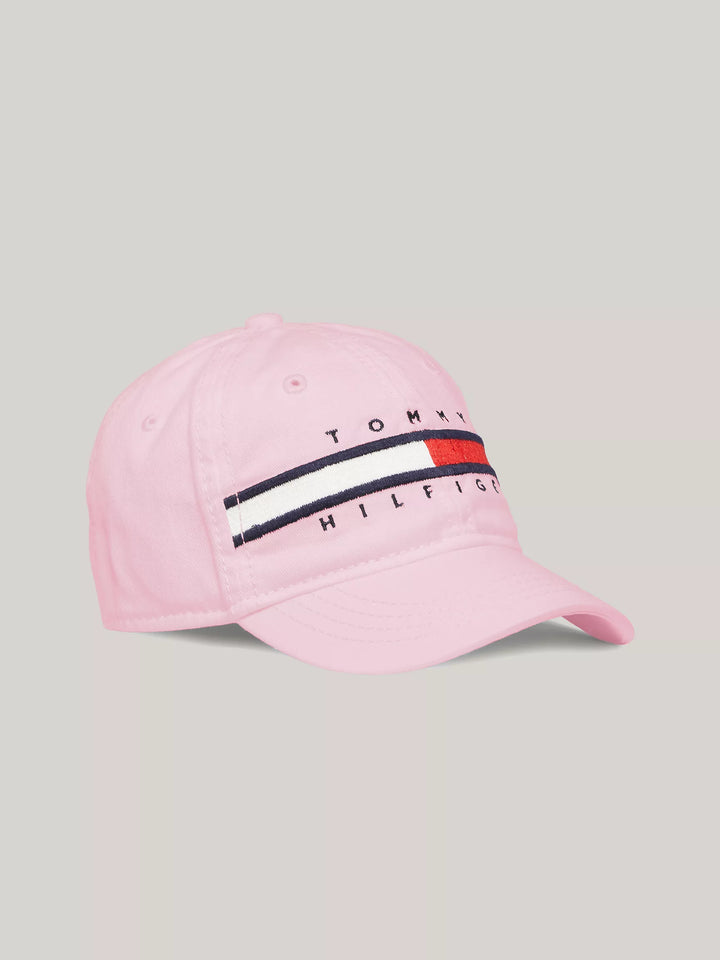 Tommy Hilfiger Kids' Flag Stripe Logo Baseball Cap