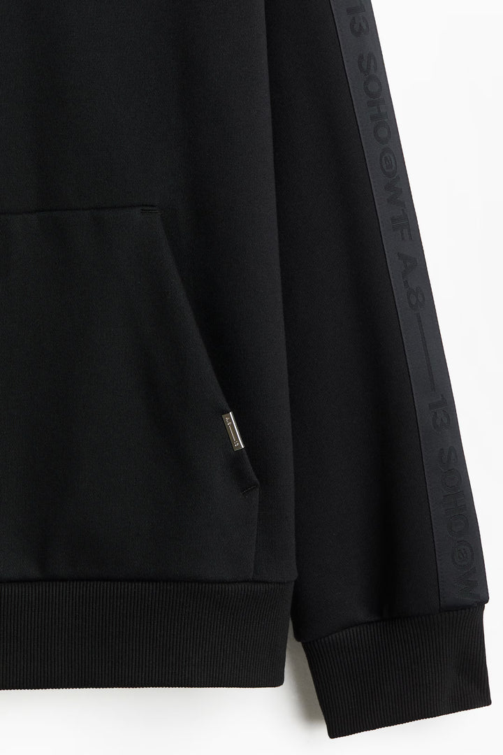 H&M Loose Fit Hoodie with Side Stripes