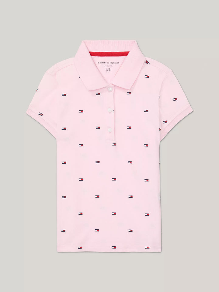 Tommy Hilfiger Kids' Flag Print Polo