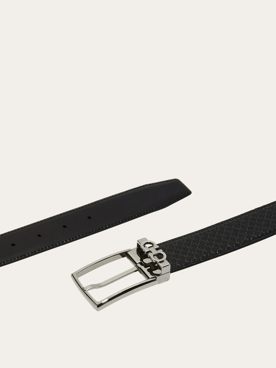 Ferragamo Reversible and adjustable Gancini belt