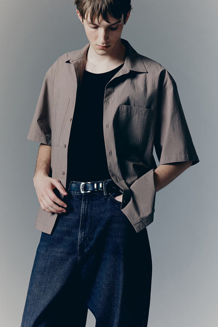 H&M Regular-Fit Short-Sleeved Shirt