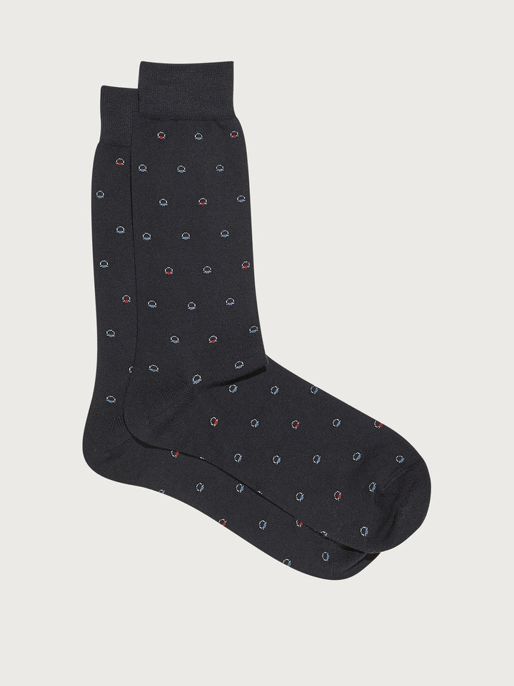 Ferragamo Medium Gancini jacquard sock