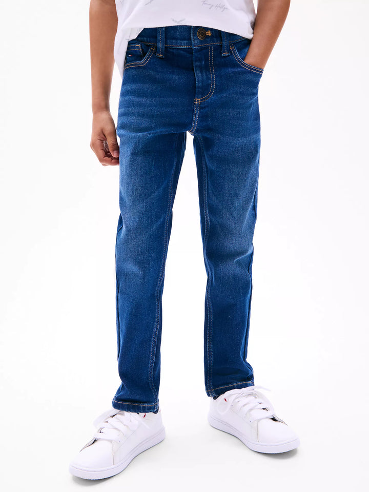 Tommy Hilfiger Kids' Slim Fit Stretch Jean