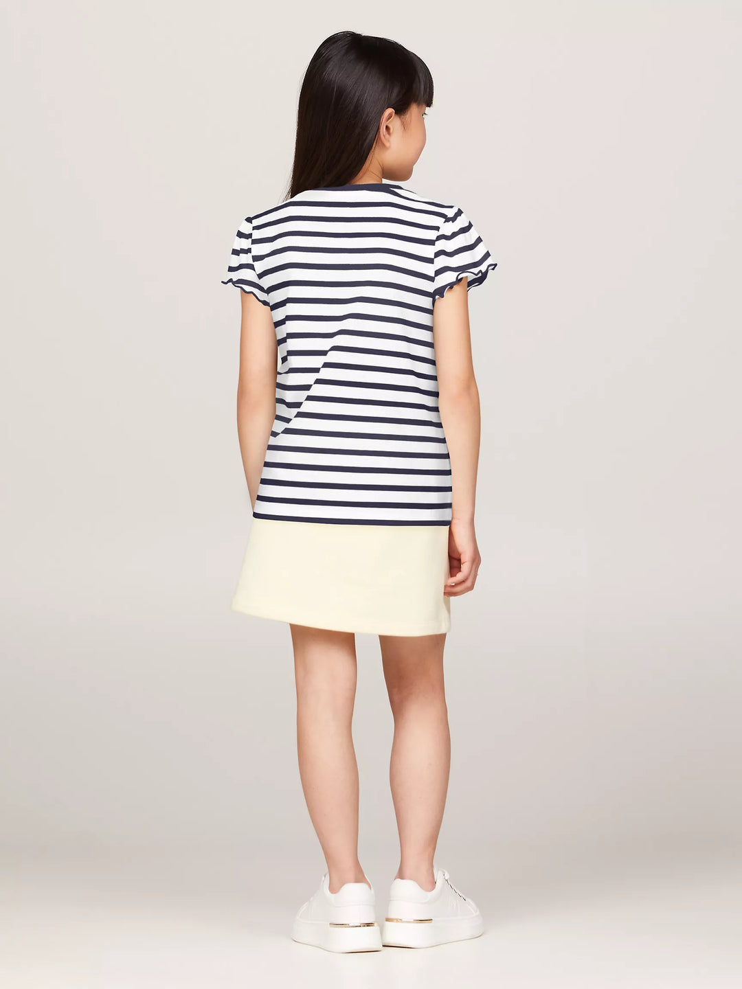 Tommy Hilfiger Kids' Stripe Ruffle-Sleeve T-Shirt