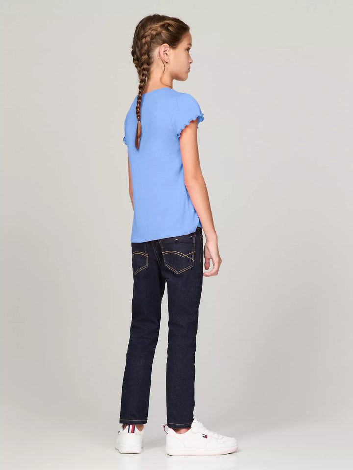 Tommy Hilfiger Kids' Ruffle-Sleeve Top