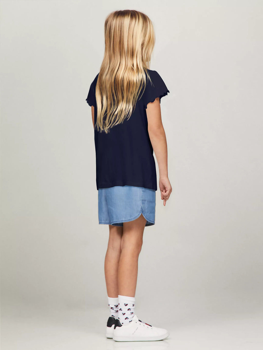 Tommy Hilfiger Kids' Ruffle-Sleeve Top