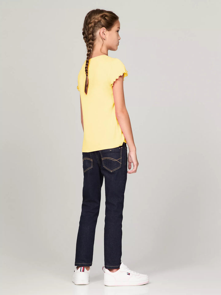 Tommy Hilfiger Kids' Ruffle-Sleeve Top