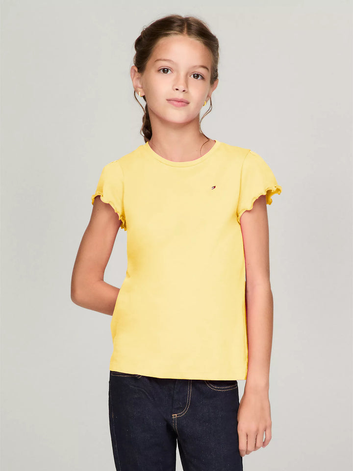 Tommy Hilfiger Kids' Ruffle-Sleeve Top