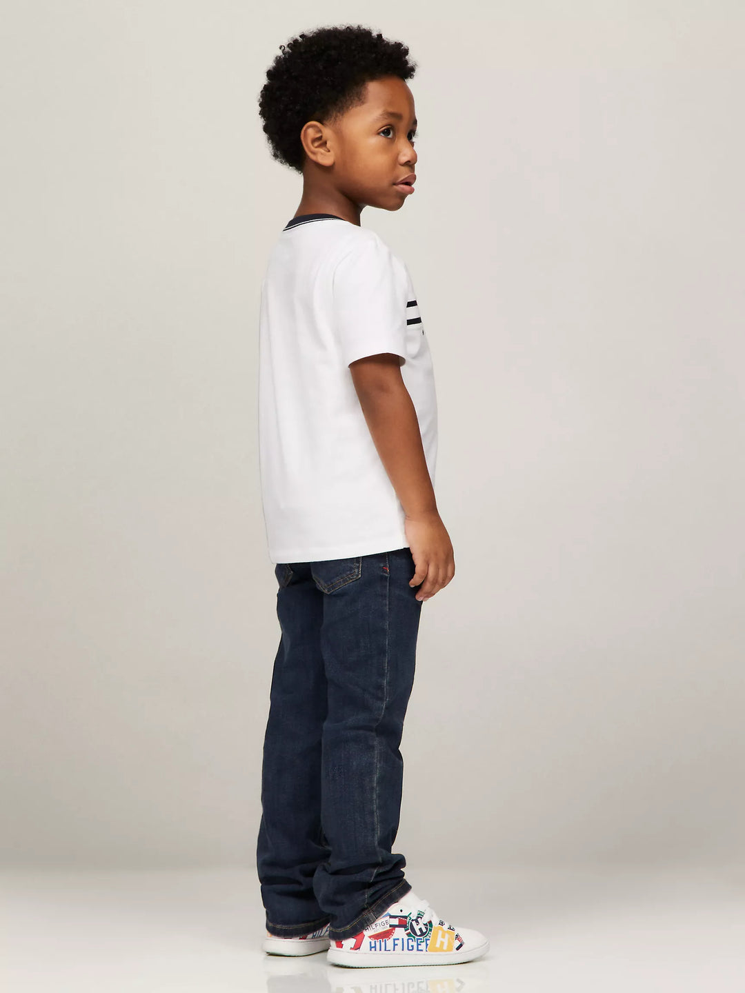 Tommy Hilfiger Kids' Flag Stripe Logo T-Shirt