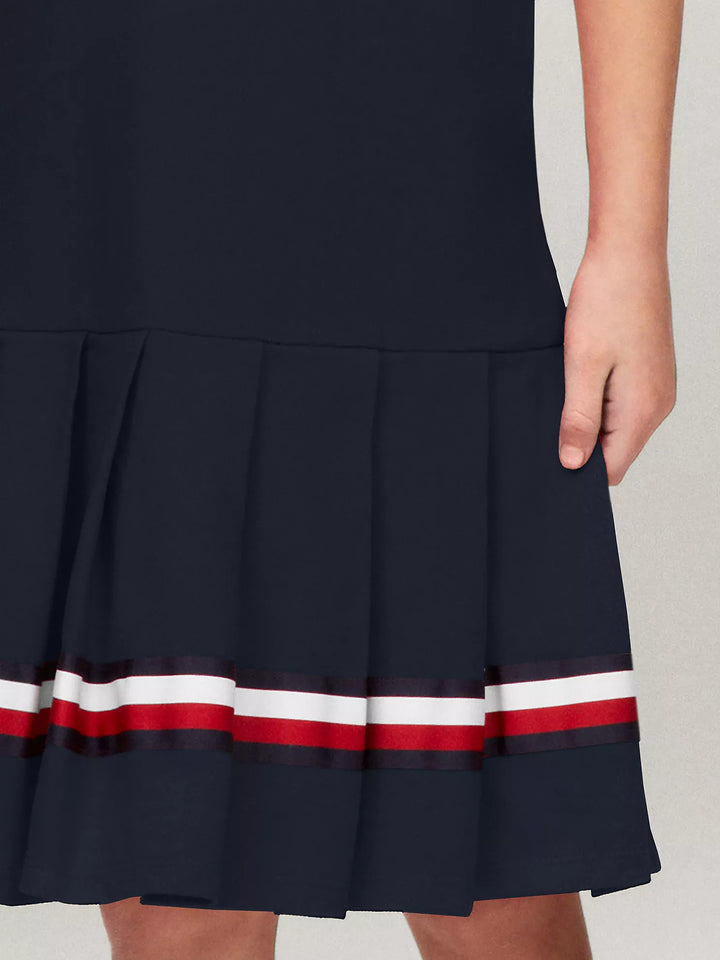 Tommy Hilfiger Kids' Sleeveless Pleated Polo Dress