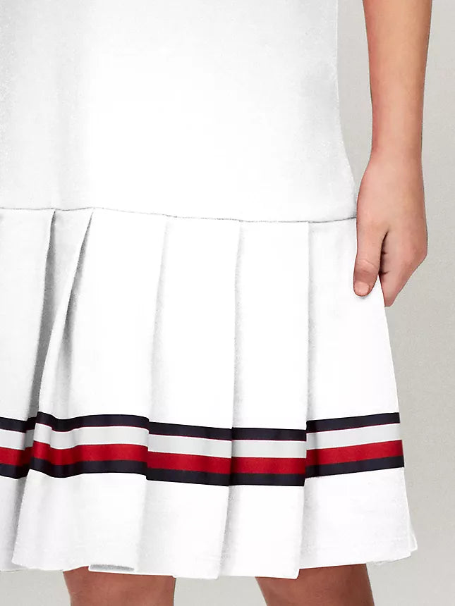 Tommy Hilfiger Kids' Sleeveless Pleated Polo Dress