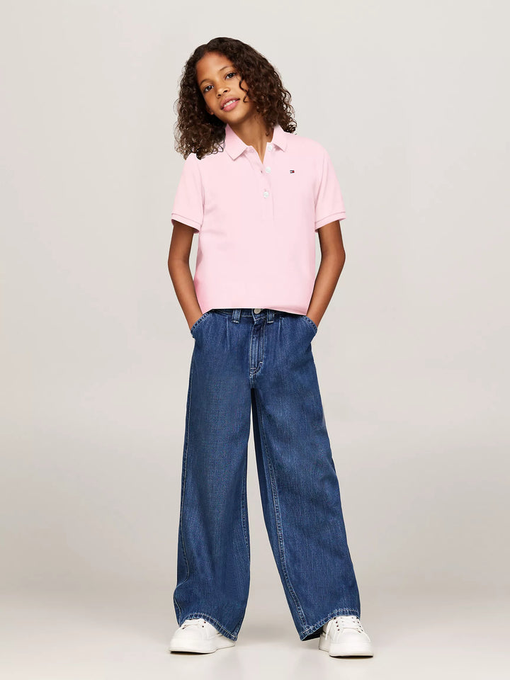 Tommy Hilfiger Kids' Solid Stretch Polo