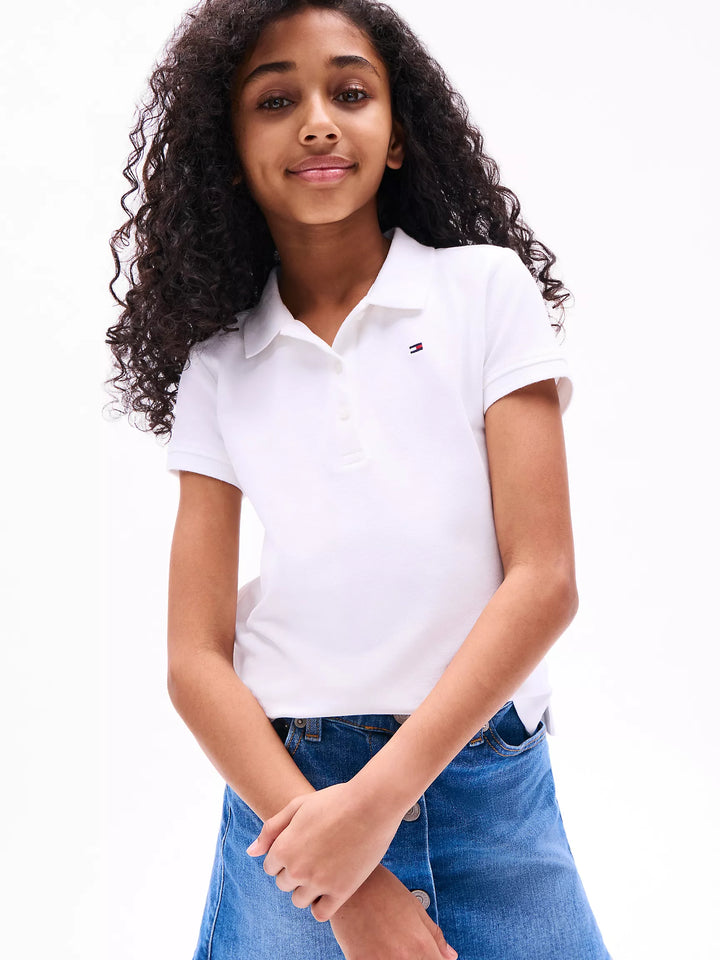 Tommy Hilfiger Kids' Solid Stretch Polo