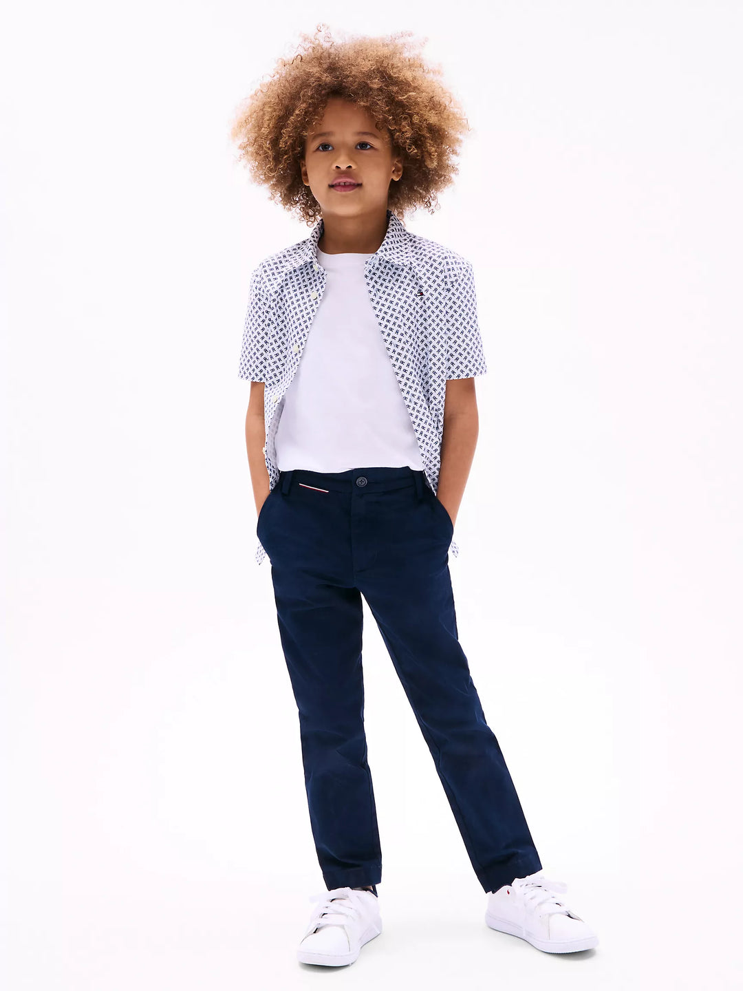 Tommy Hilfiger Kids' Solid Stretch Chino