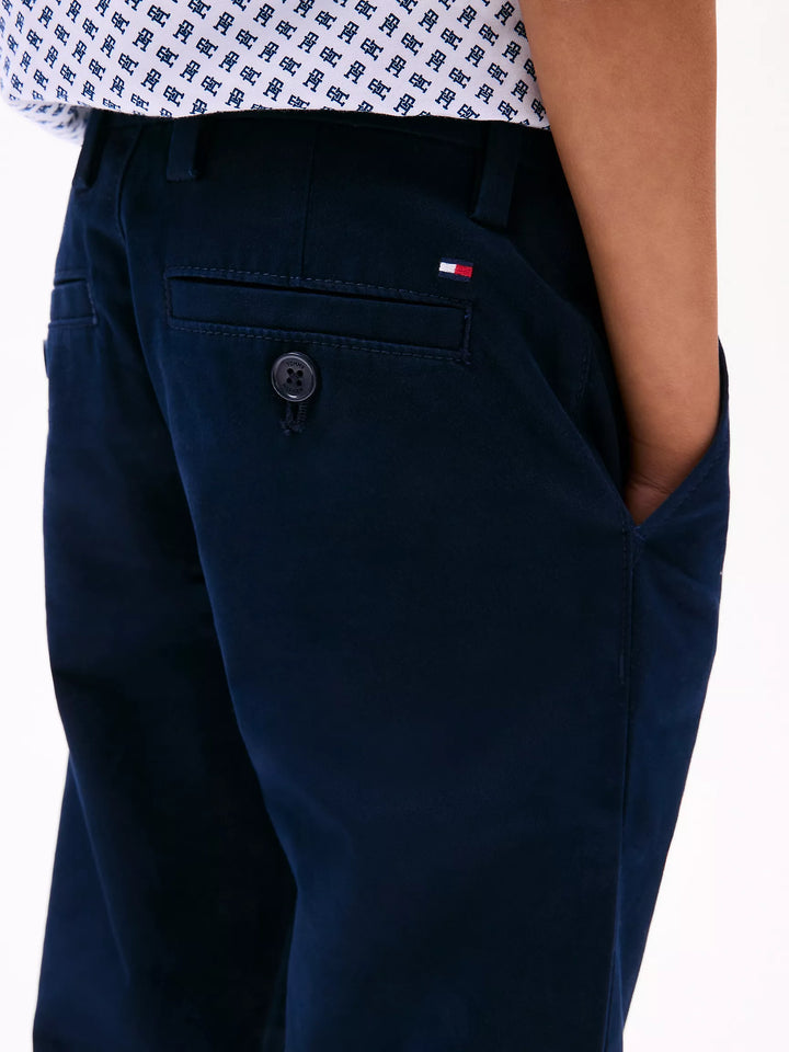 Tommy Hilfiger Kids' Solid Stretch Chino