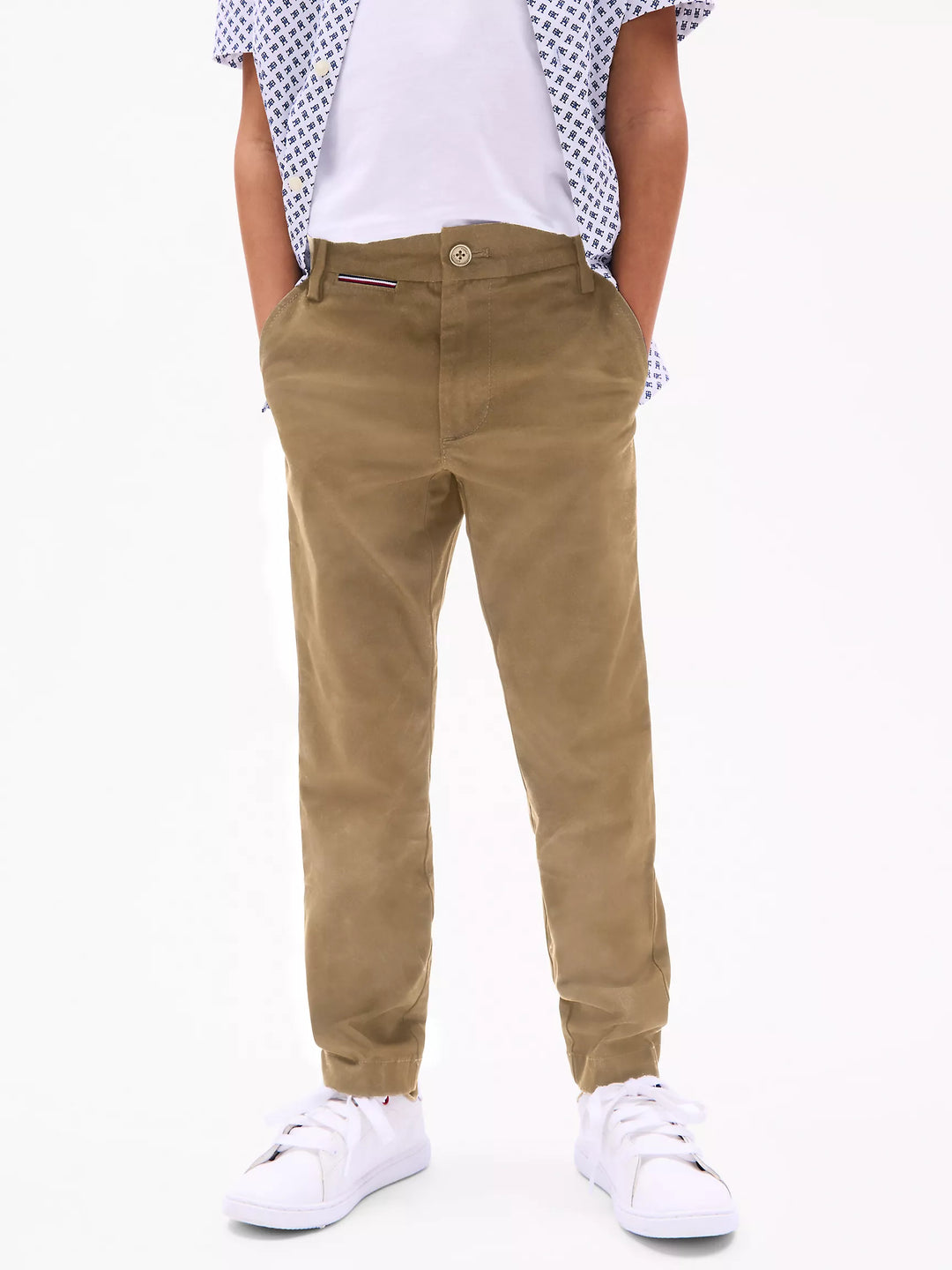 Tommy Hilfiger Kids' Solid Stretch Chino
