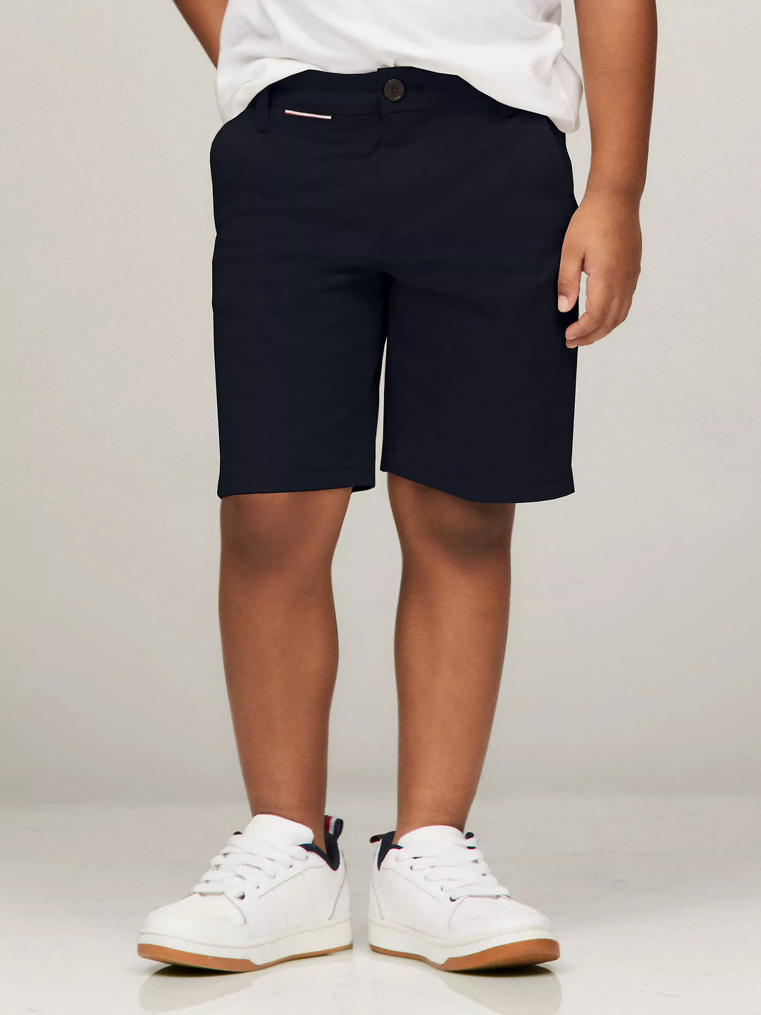 Tommy Hilfiger Kids' Solid Stretch Chino Short