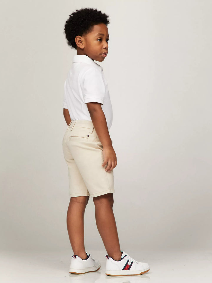 Tommy Hilfiger Kids' Solid Stretch Chino Short