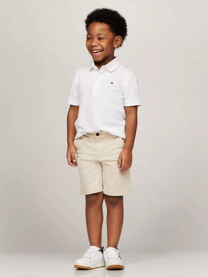 Tommy Hilfiger Kids' Solid Stretch Chino Short