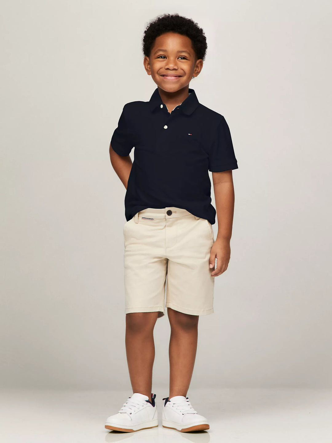 Tommy Hilfiger Kids' Solid Stretch Polo