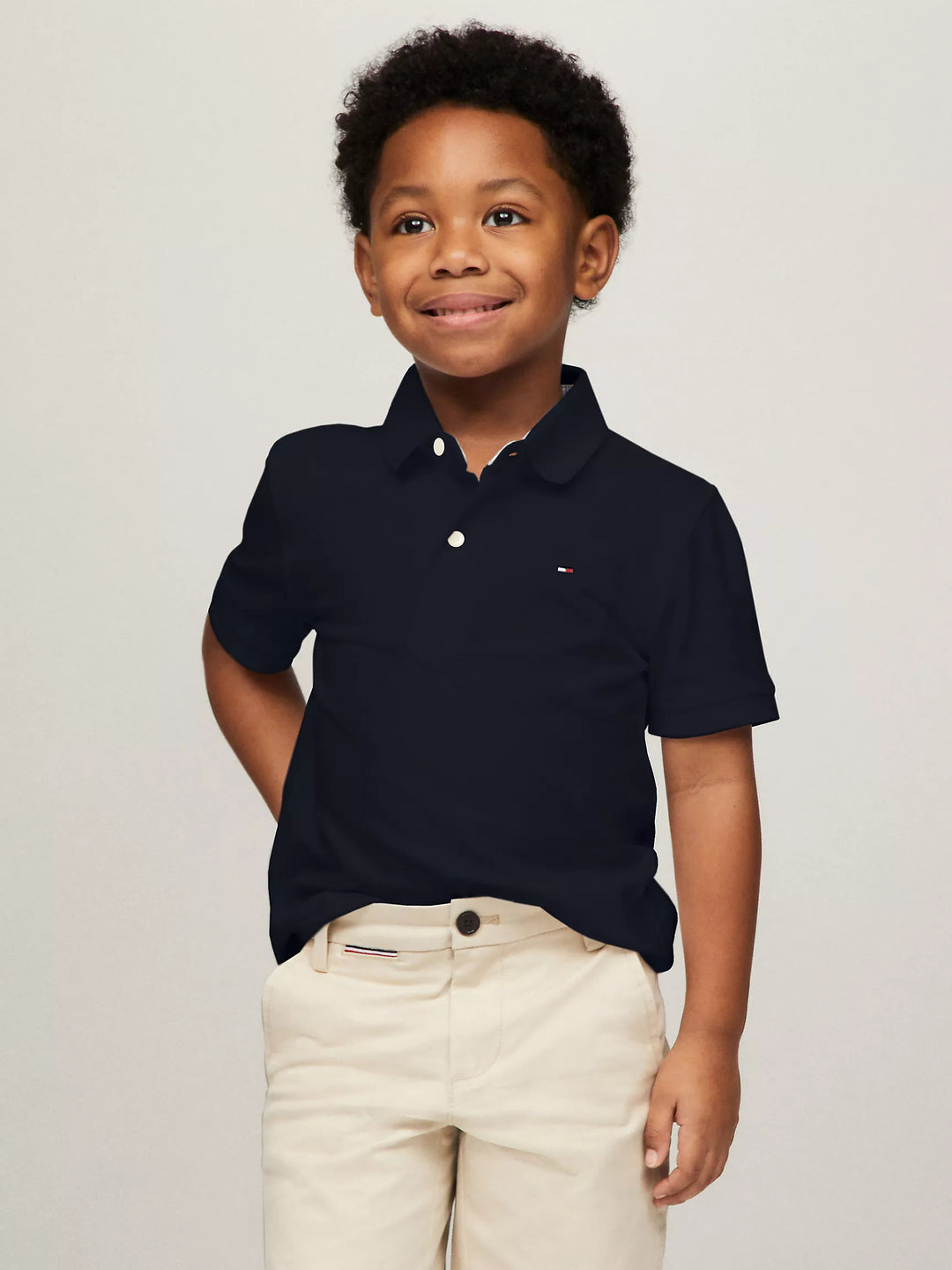 Tommy Hilfiger Kids' Solid Stretch Polo