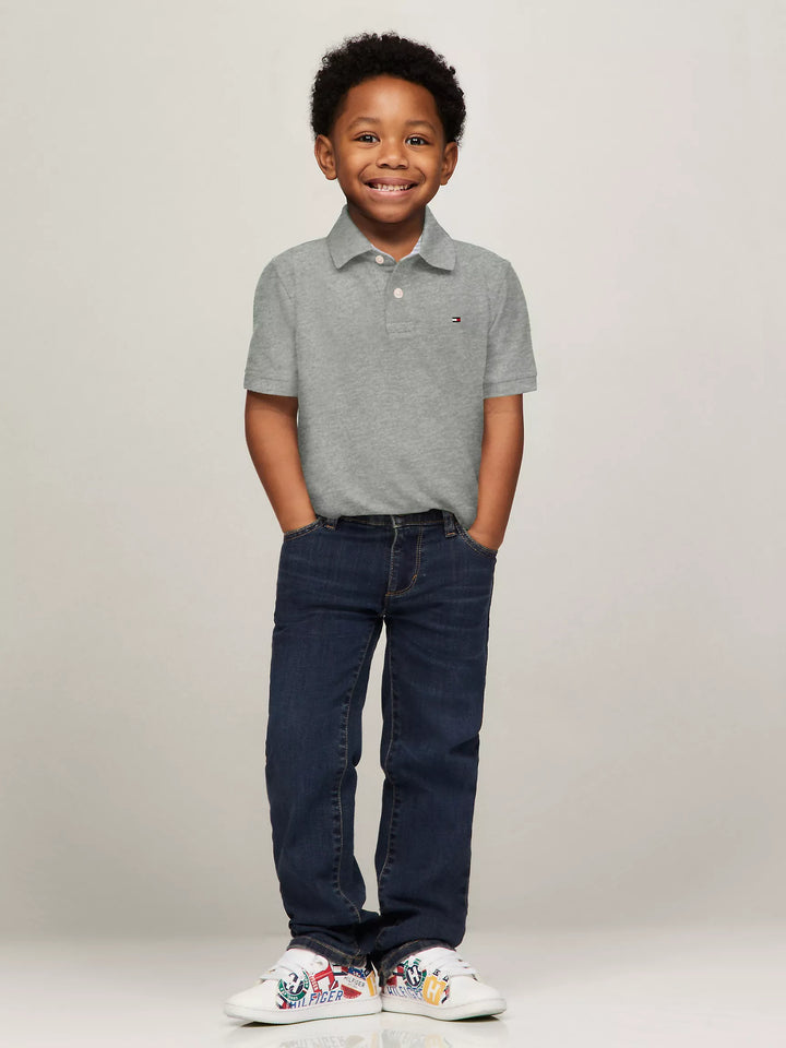 Tommy Hilfiger Kids' Solid Stretch Polo