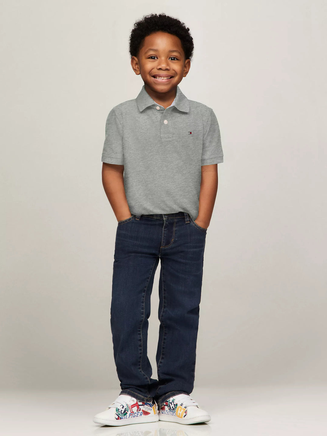 Tommy Hilfiger Kids' Solid Stretch Polo