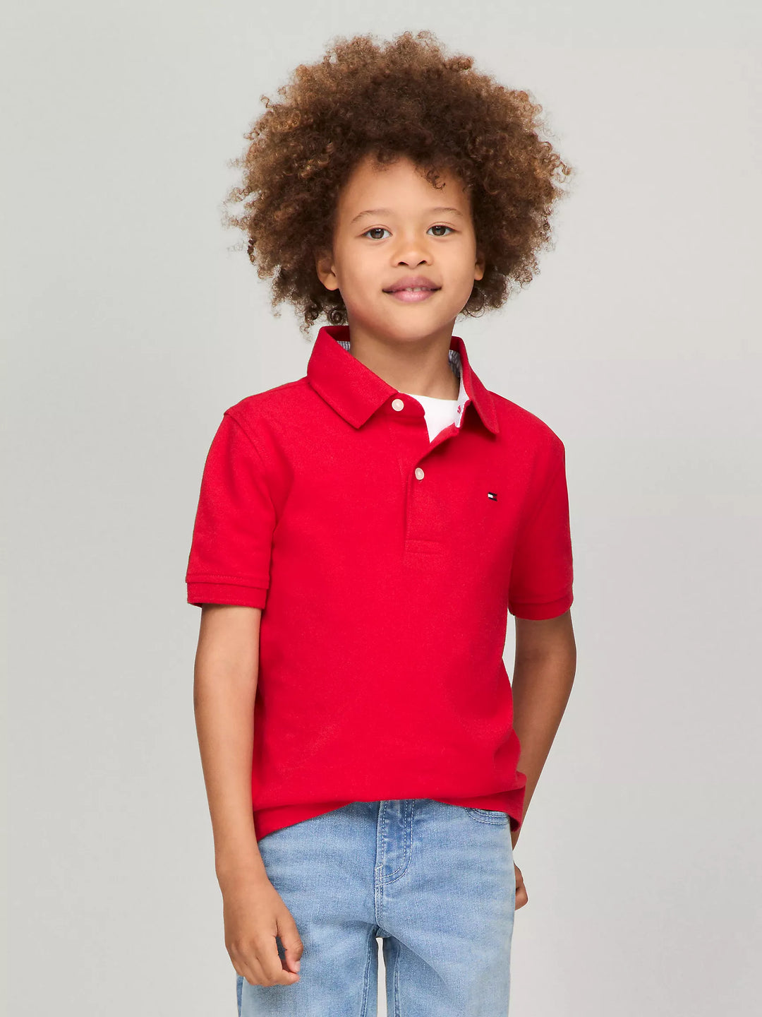 Tommy Hilfiger Kids' Solid Stretch Polo