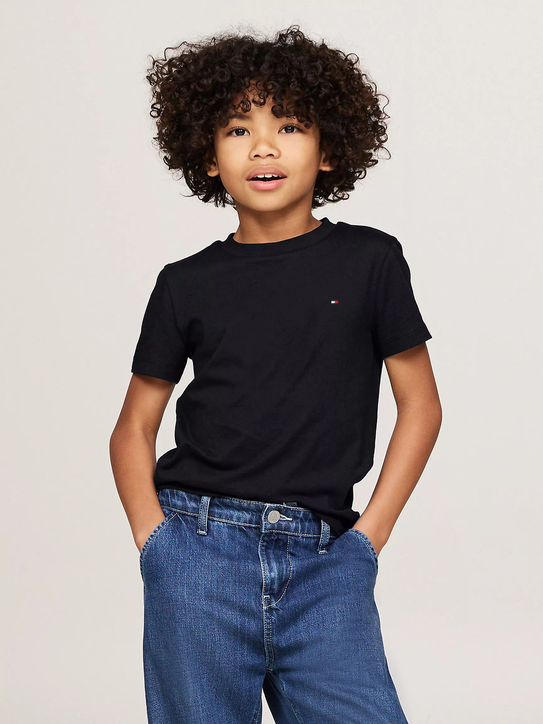 Tommy Hilfiger Kids' Solid Crewneck T-Shirt