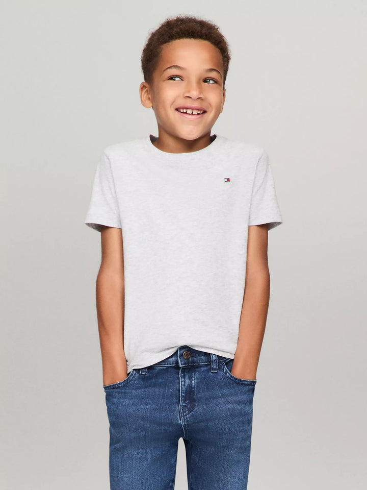 Tommy Hilfiger Kids' Solid Crewneck T-Shirt