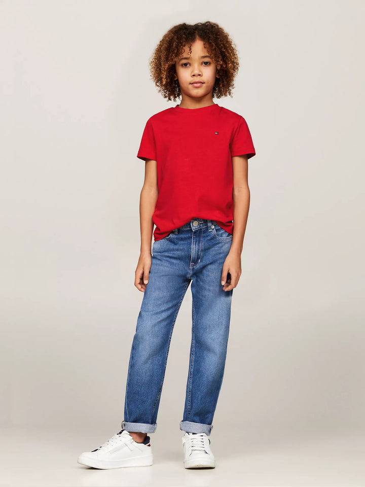 Tommy Hilfiger Kids' Solid Crewneck T-Shirt