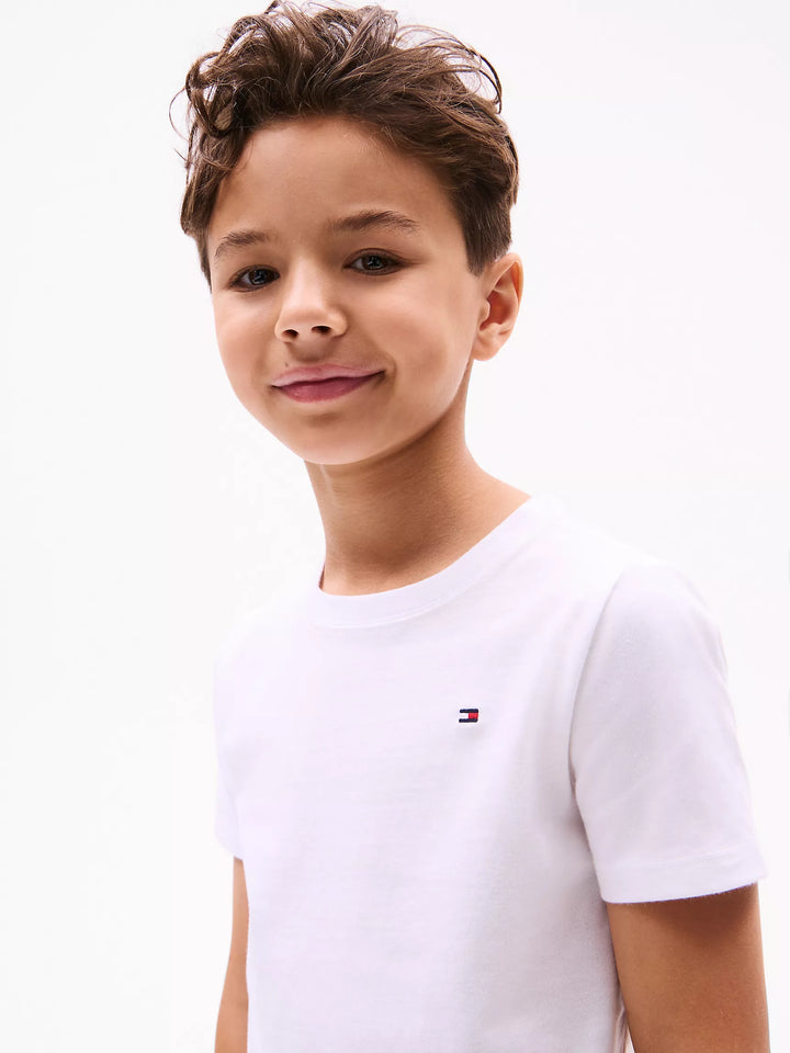Tommy Hilfiger Kids' Solid Crewneck T-Shirt