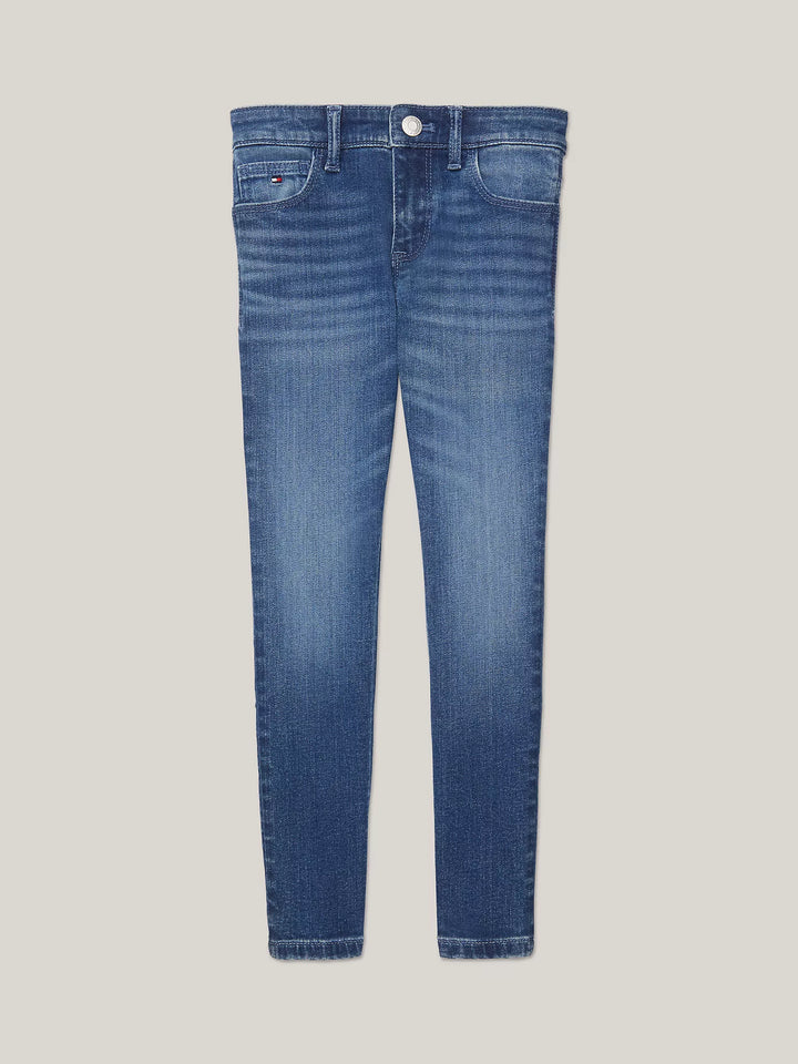 Tommy Hilfiger Kids' Medium Wash Stretch Skinny Jean
