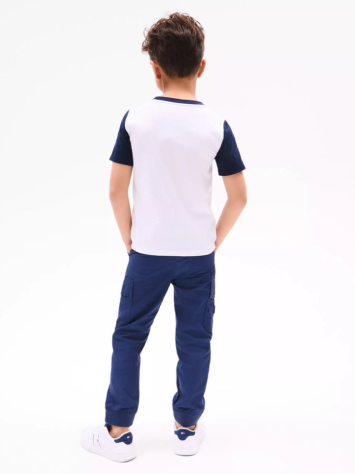 Tommy Hilfiger Kids' Colorblock Flag Stripe T-Shirt