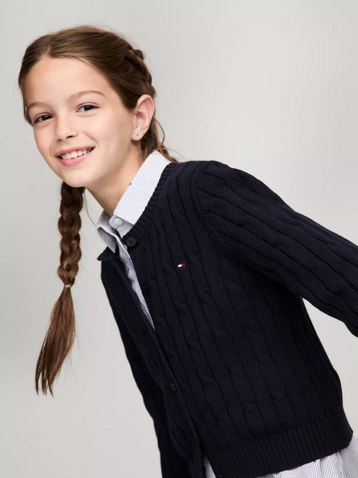 Tommy Hilfiger Kids' Cable Knit Cardigan