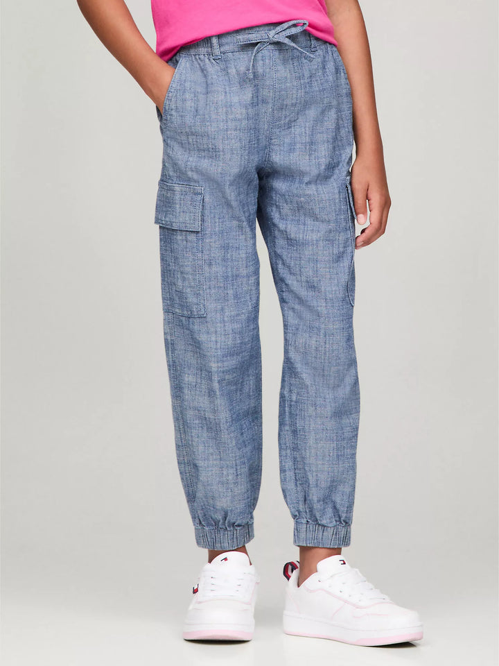 Tommy Hilfiger Kids' Stretch Chino Cargo Jogger