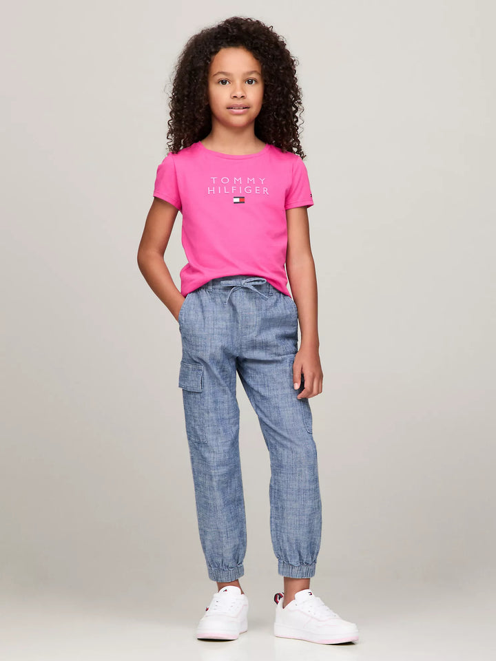 Tommy Hilfiger Kids' Stretch Chino Cargo Jogger