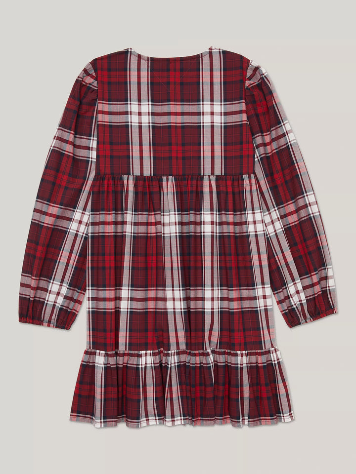 Tommy Hilfiger Kids' Tartan Tiered Dress