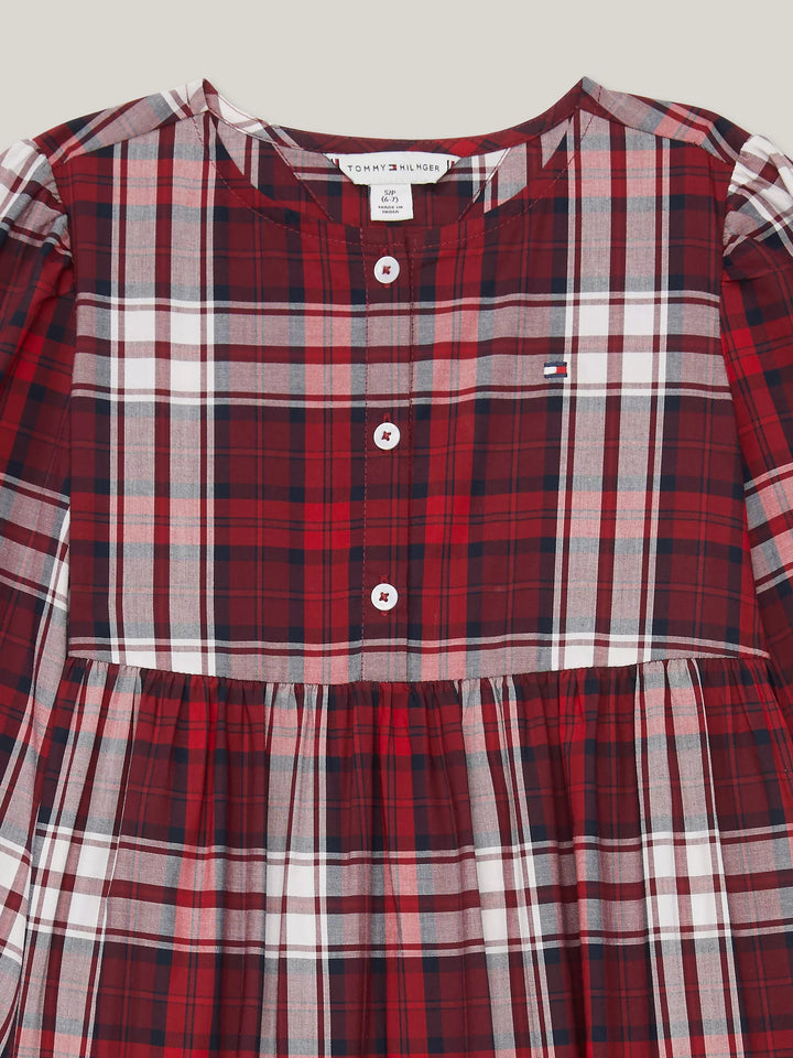 Tommy Hilfiger Kids' Tartan Tiered Dress