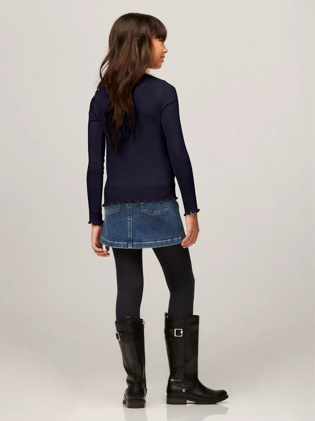 Tommy Hilfiger Kids' Long-Sleeve Ribbed Top